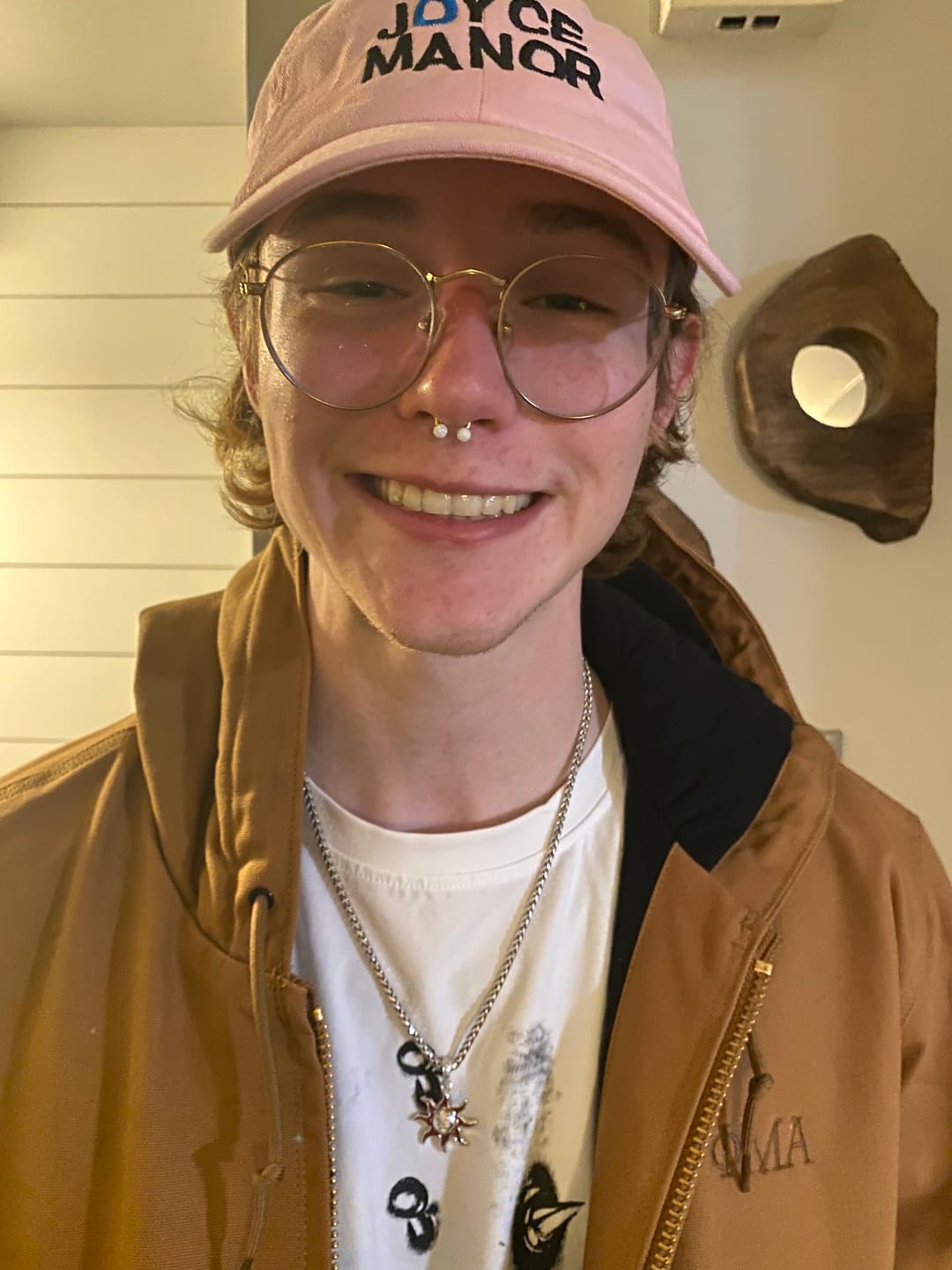 Customer photo review of SUNNY THE SOMBER SUN PENDANT
