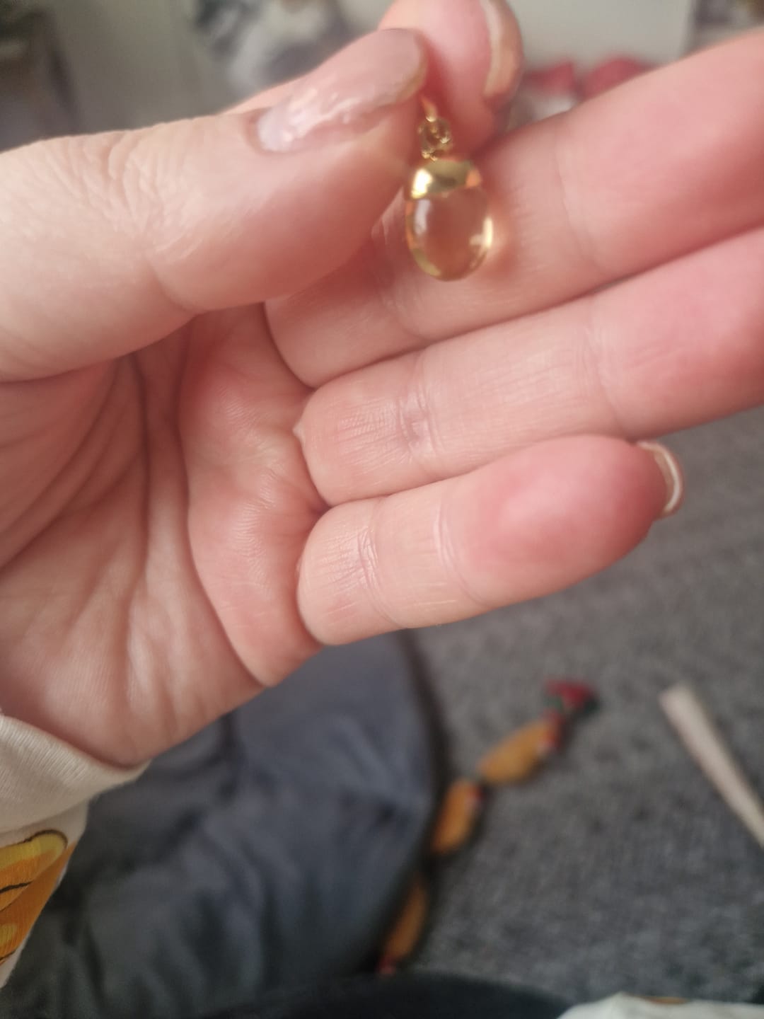 Customer photo review of Berlock Trumlad Citrin Guld