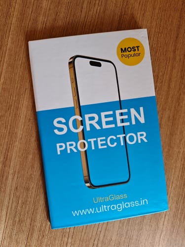 Customer photo review of UltraGlass Screen Protector for iPhone