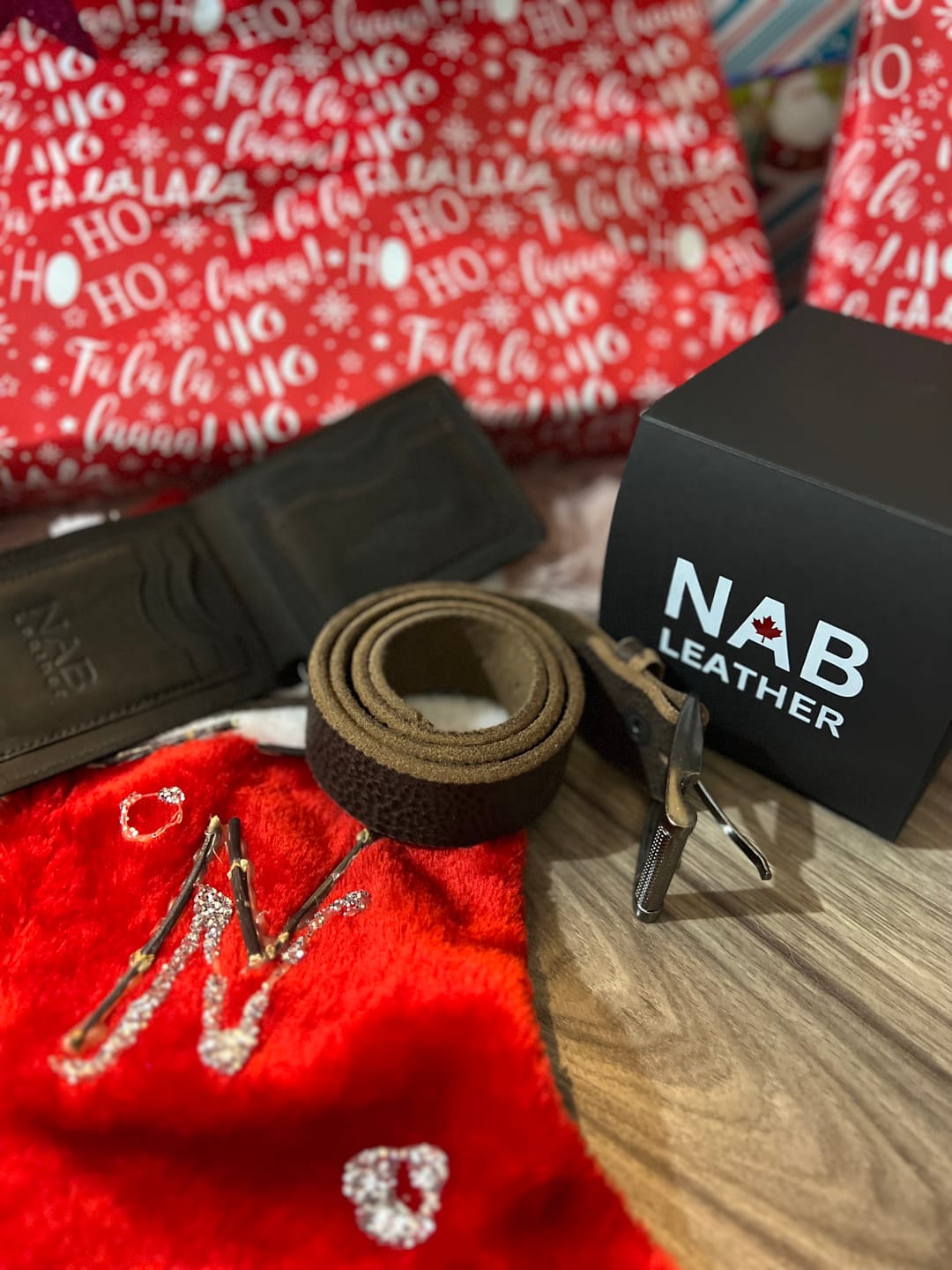Customer photo review of Pinnacle Belt + Wallet - Men's Leather Belt and Wallet Gift Set