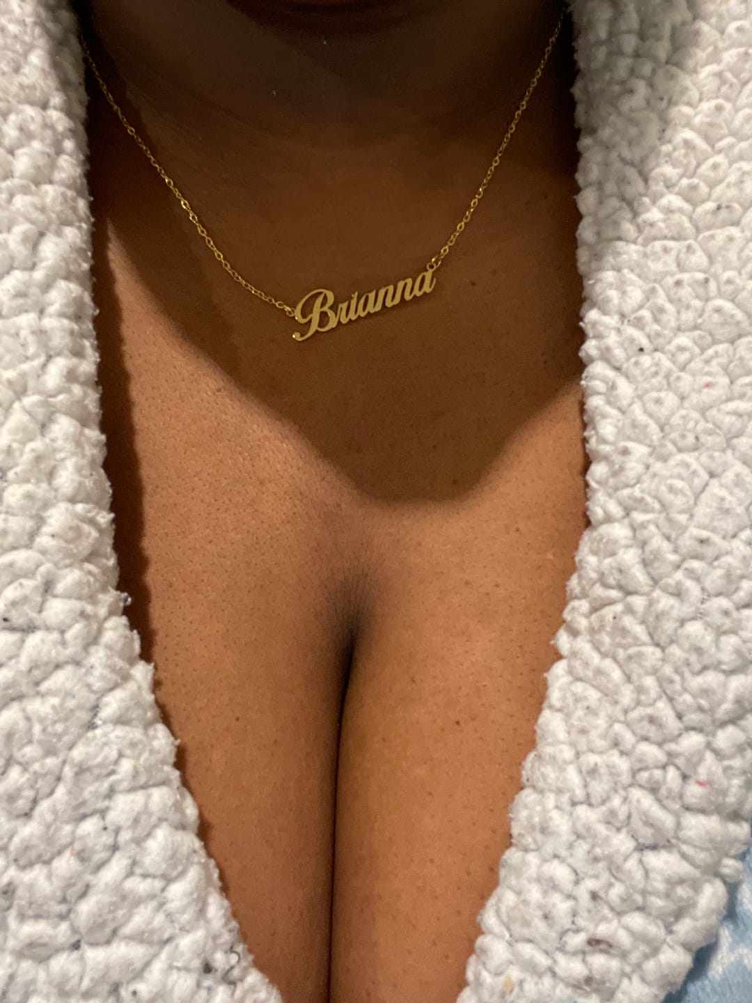 Customer photo review of Personalized Name Necklace