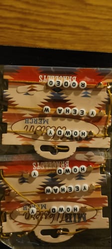Customer photo review of Howdy Yeehaw Rodeo Bracelet Pack