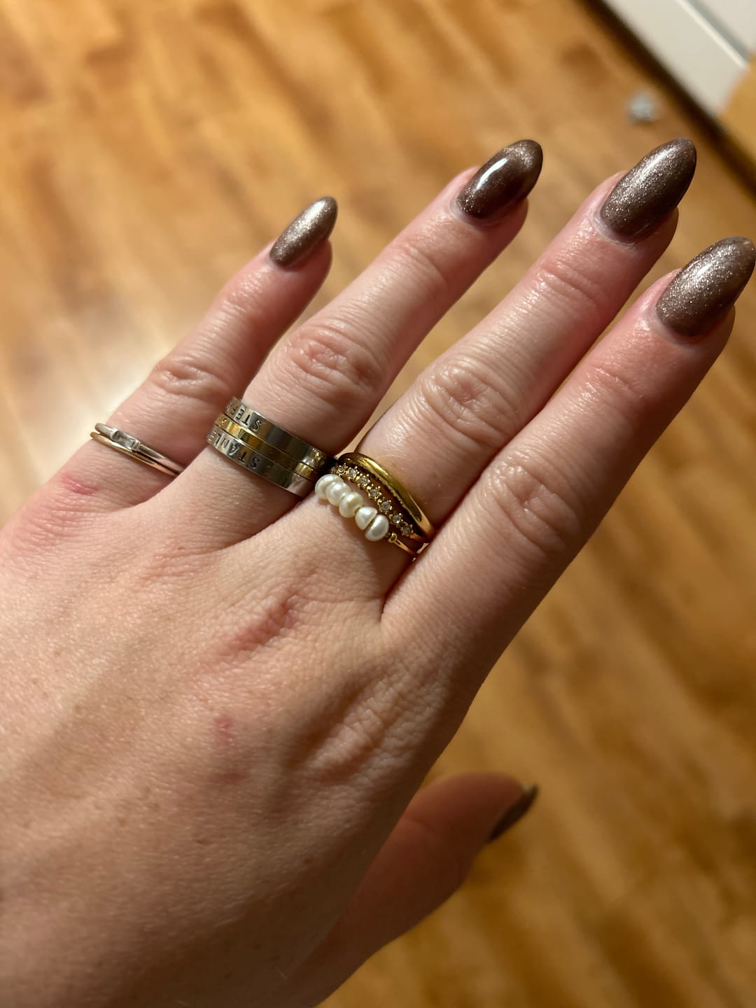 Customer photo review of Classic Freshwater Pearl Ring