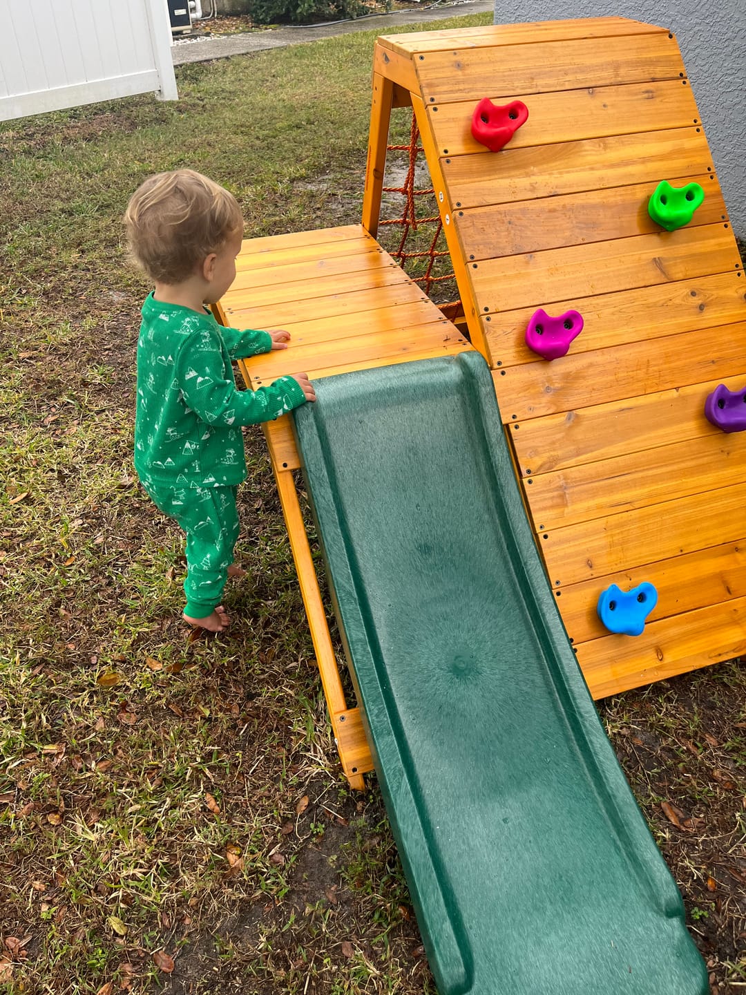 Customer photo review of Palm - 5-in-1 Outdoor and Indoor Playground Playset