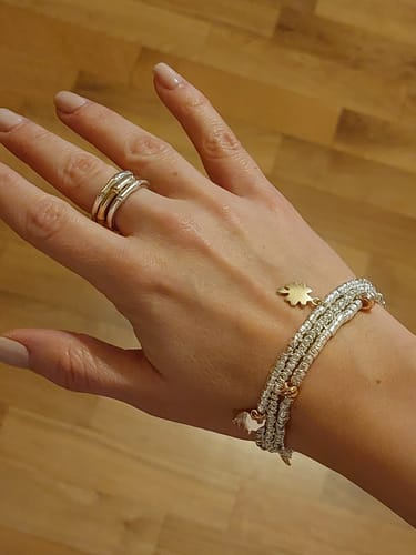 Customer photo review of Bracciale quadrifoglio, elefante, coccinella in arg 925