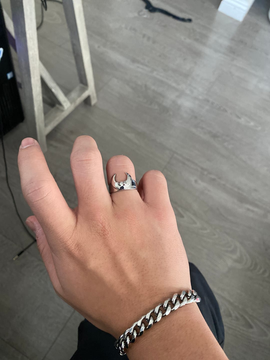 Customer photo review of LUNA THE LUNATIC LUNAR RING