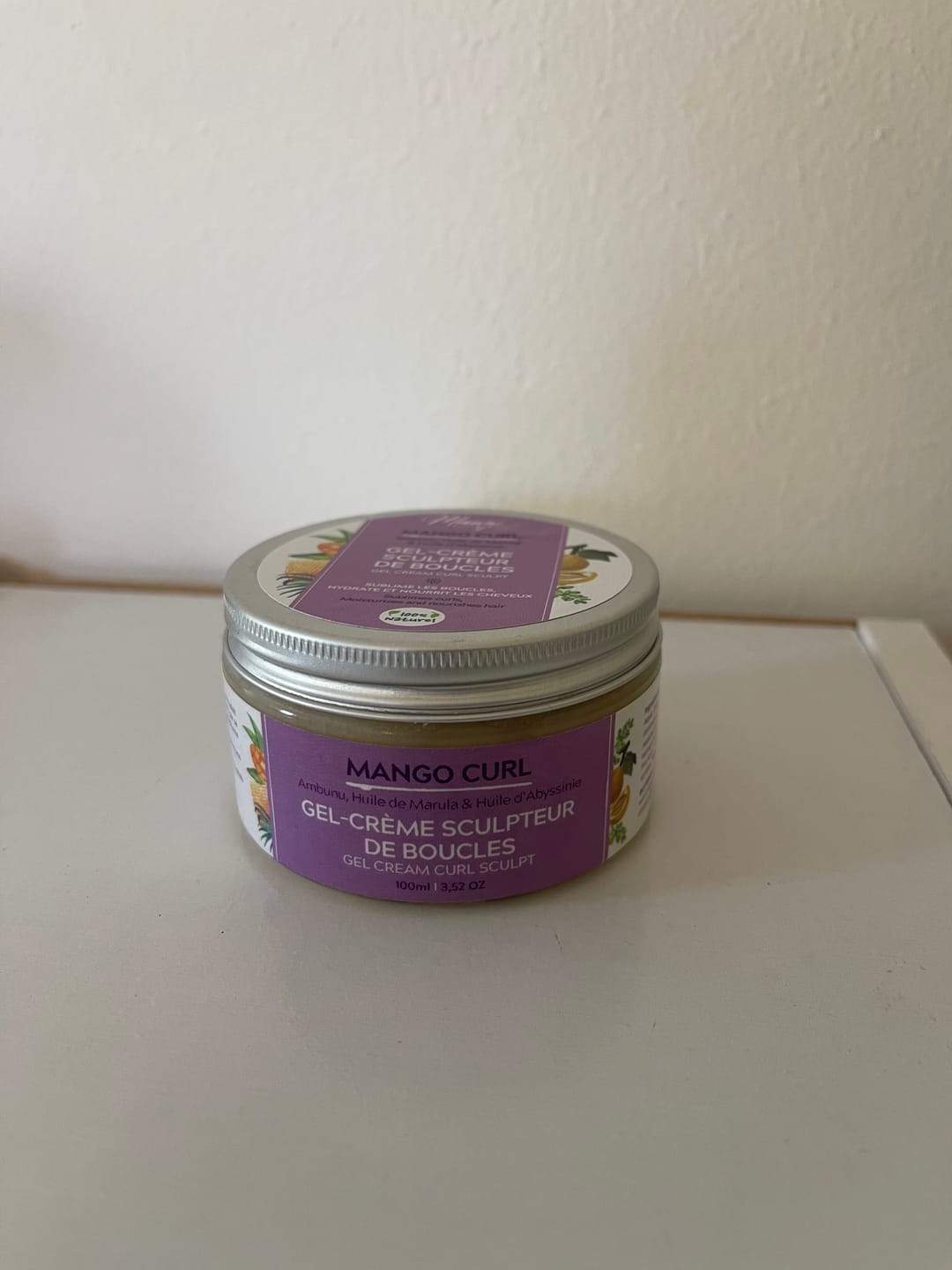 Customer photo review of Gel-Crème Sculpteur de Boucles