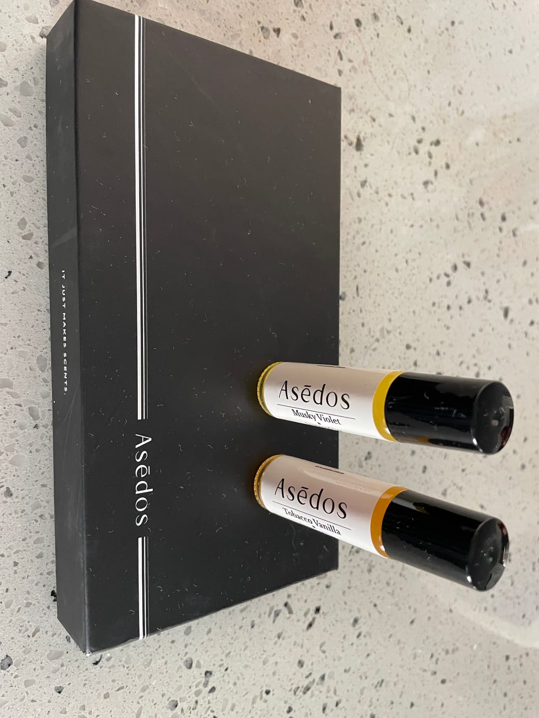 Customer photo review of MUSKY VIOLET PERFUME OIL
