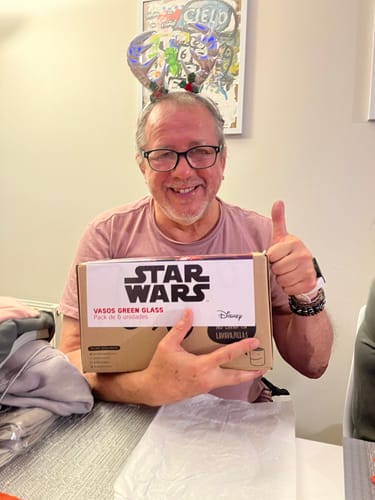 Customer photo review of Vasos Star Wars - A New Hope - Juego de 6 Vasos