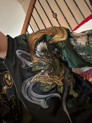 Customer photo review of Raijin & Fujin Sukajan Souvenir Jacket