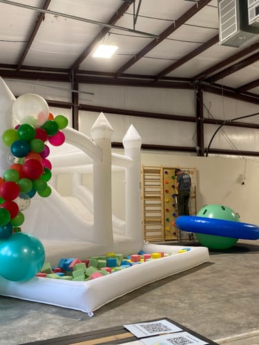 Customer photo review of Walnut 9-in-1 Swedish Ladder Wall Gym | Indoor Wooden Climber & Activity Set for Kids