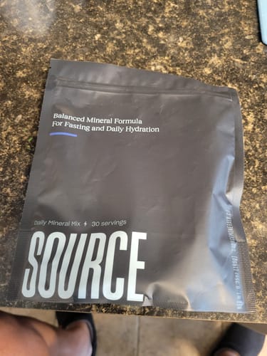 Customer photo review of Fasting Mineral Mix