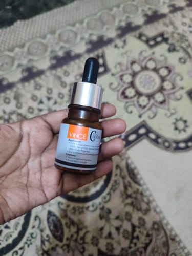 Customer photo review of Vitamin C Serum