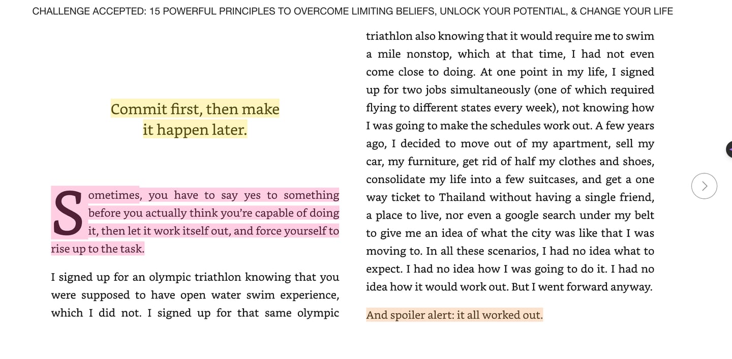Customer photo review of The Illusion Of Impossible: 15 Powerful Principles to Overcome Limiting Beliefs, Unlock Your Potential, & Change Your Life