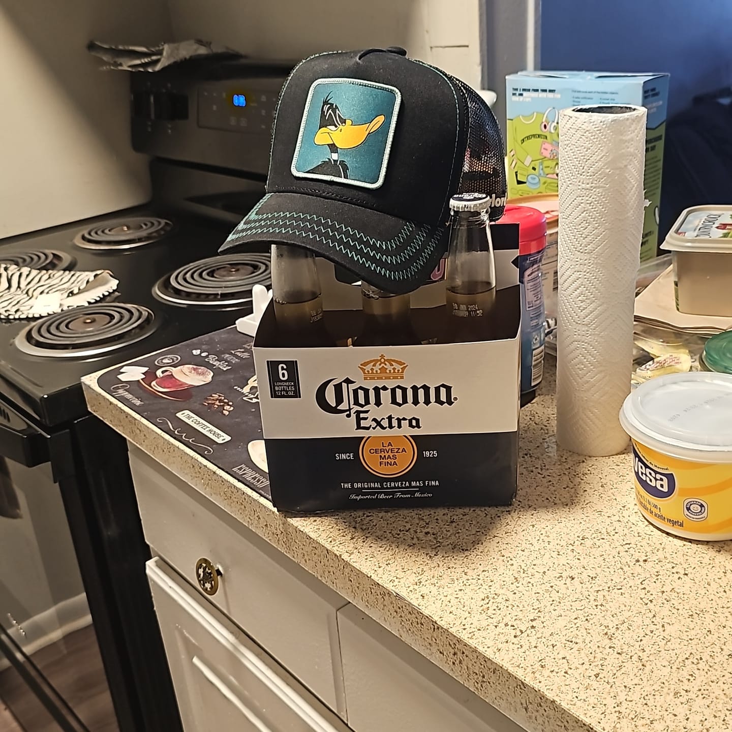 Customer photo review of OVERLORD X Looney Tunes: Daffy Duck Trucker Cap