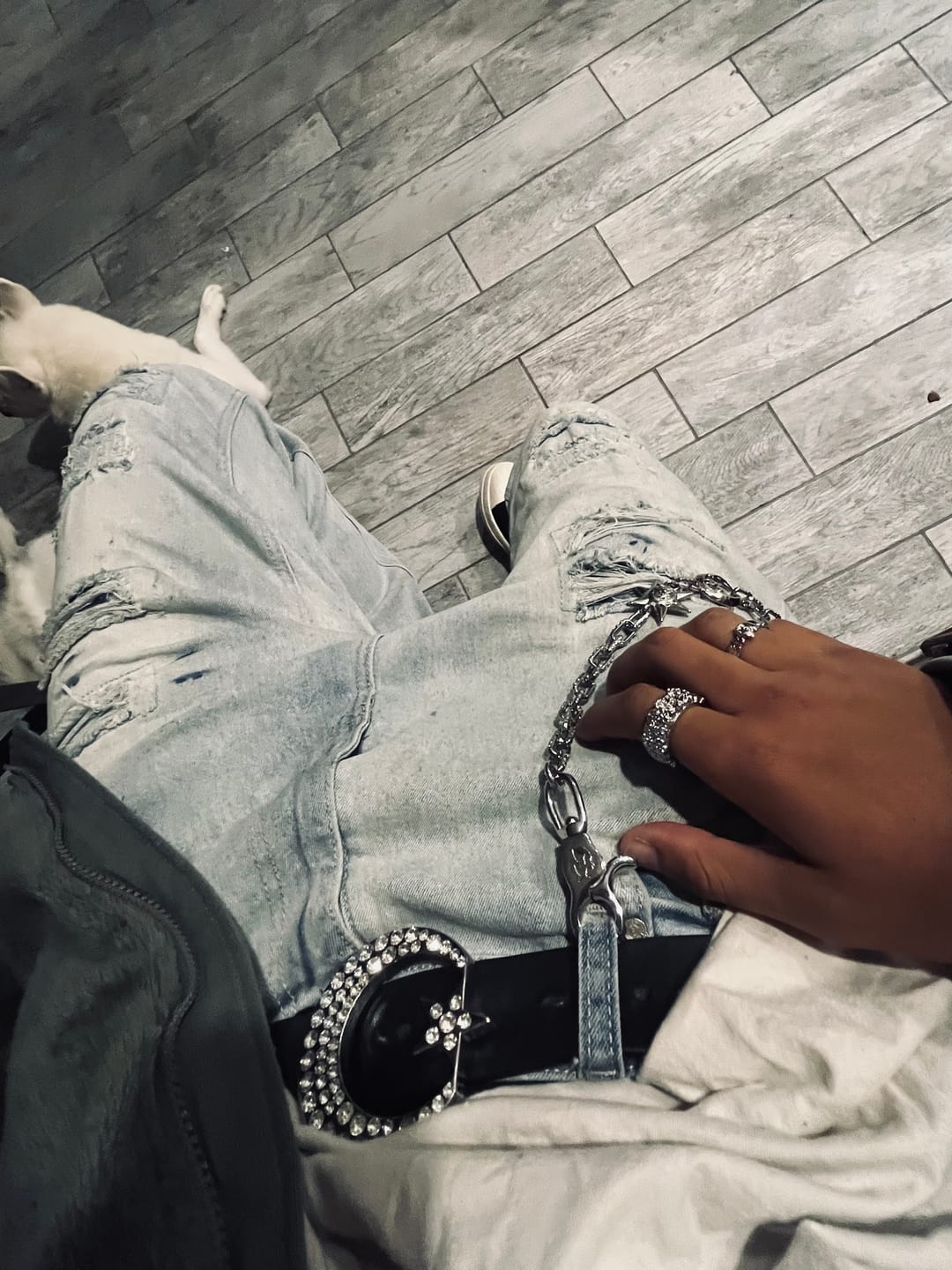 Customer photo review of ASTROLOGY WALLET CHAIN