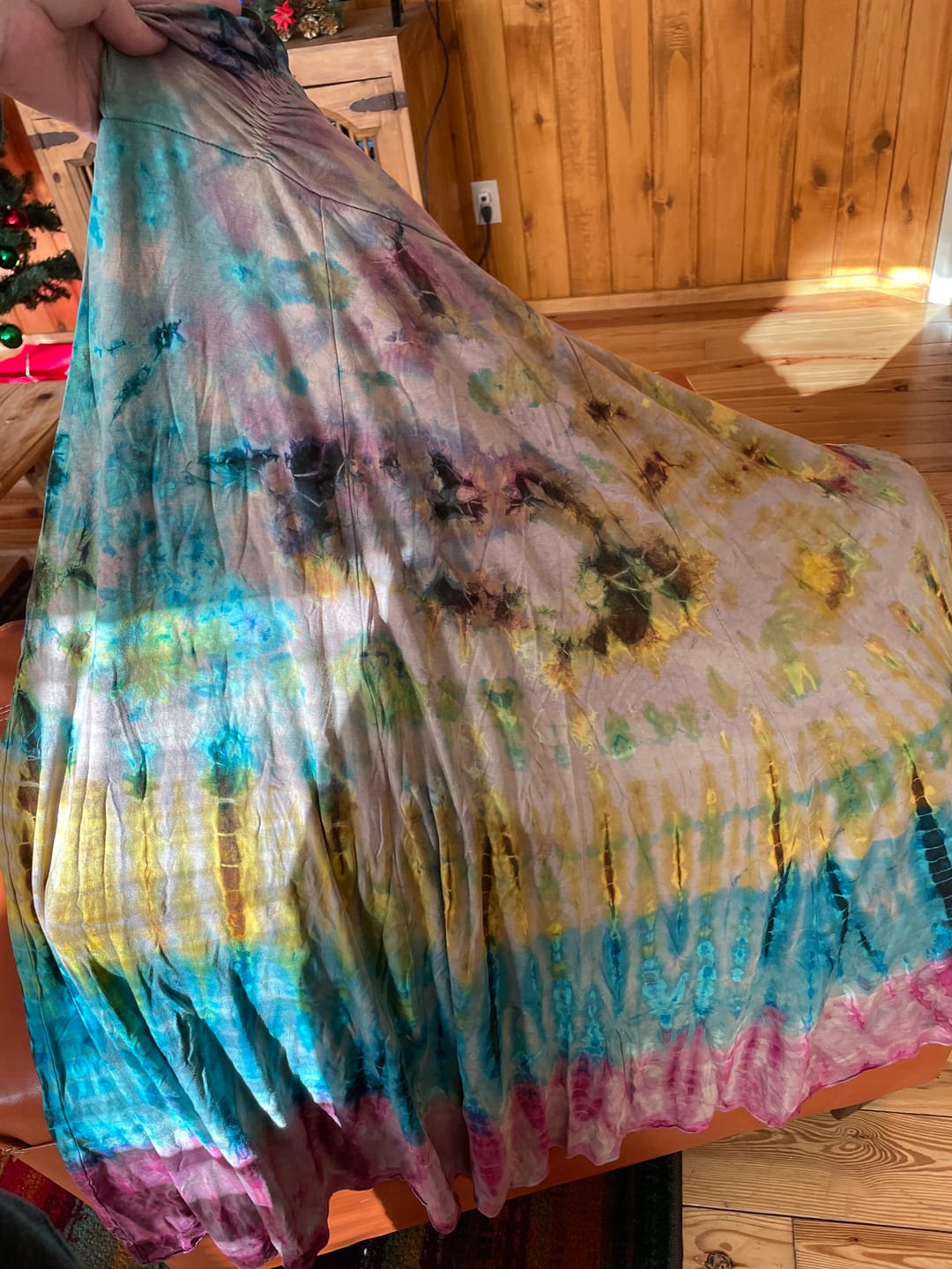 Customer photo review of Starlight Tie Dye Maxi Skirt