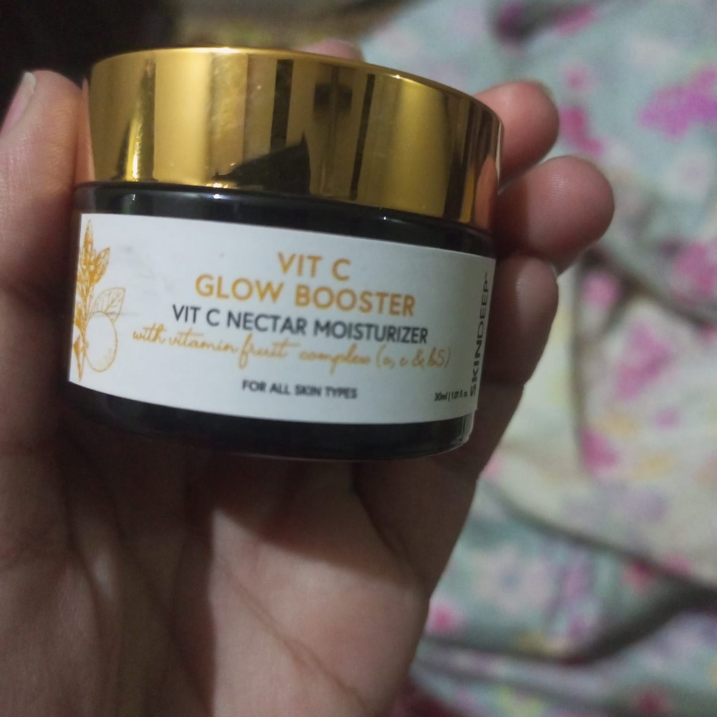 Customer photo review of VIT C GLOW BOOSTER - Vitamin Nectar Moisturizer