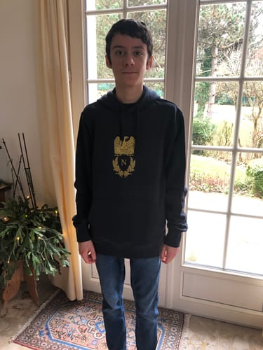 Customer photo review of Sweat à capuche - Napoléon 1er