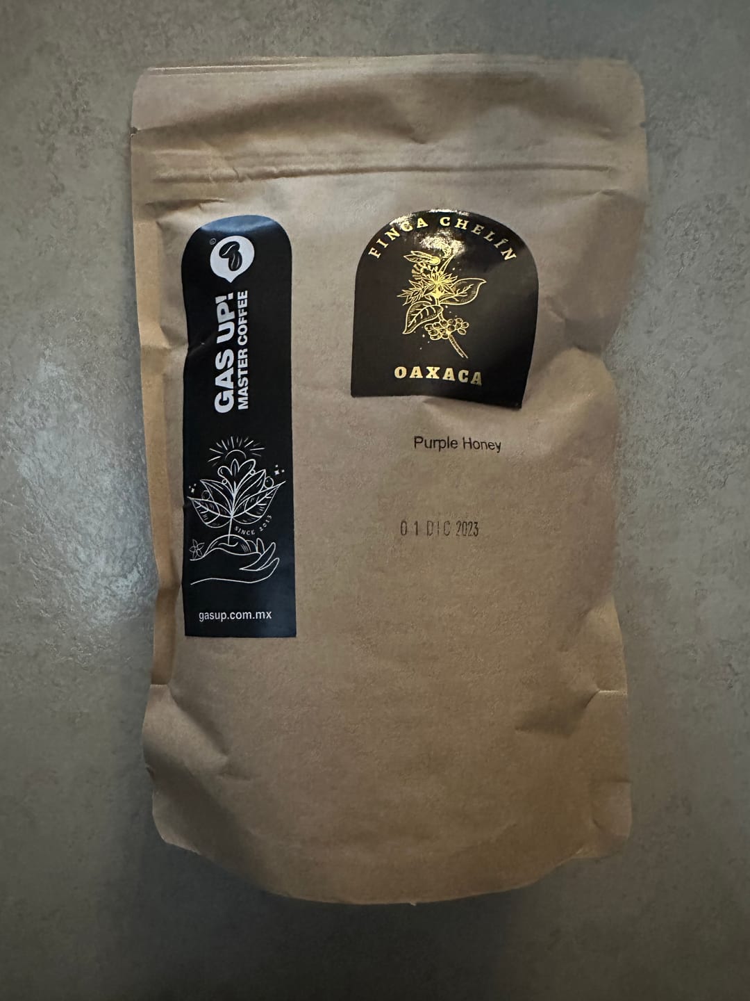 Customer photo review of Café de Oaxaca, Finca Chelín, Proceso Purple Honey