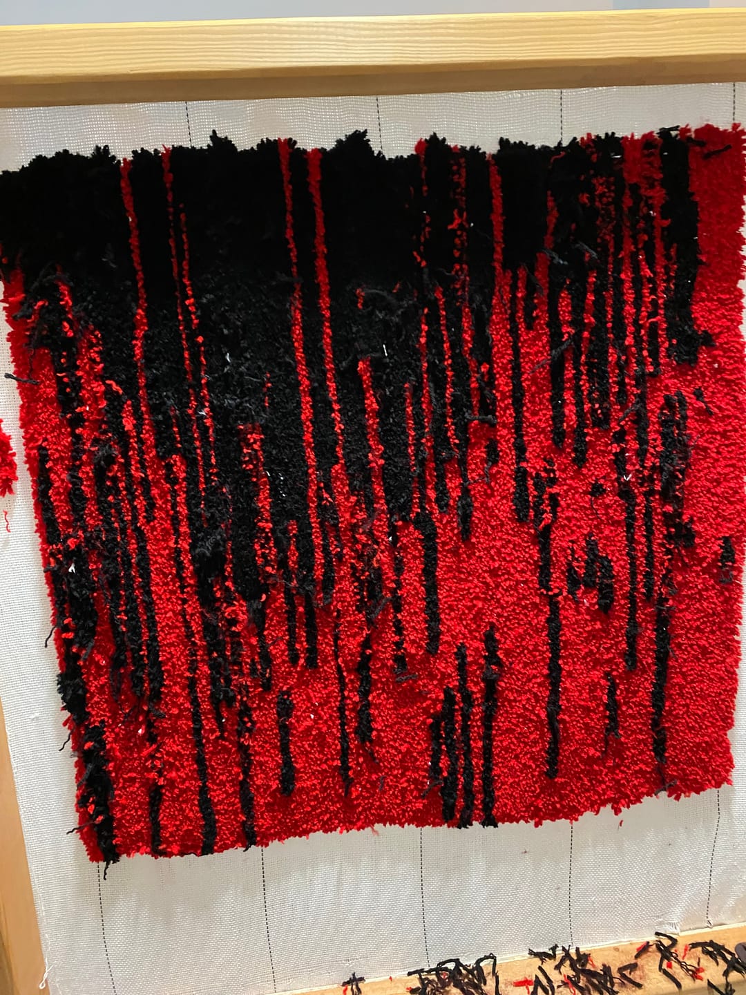 Customer photo review of The Spider — Cut & Loop Pile Tufting Machine + Fabric