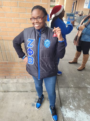 Customer photo review of Zeta Reversible Puffer Vest