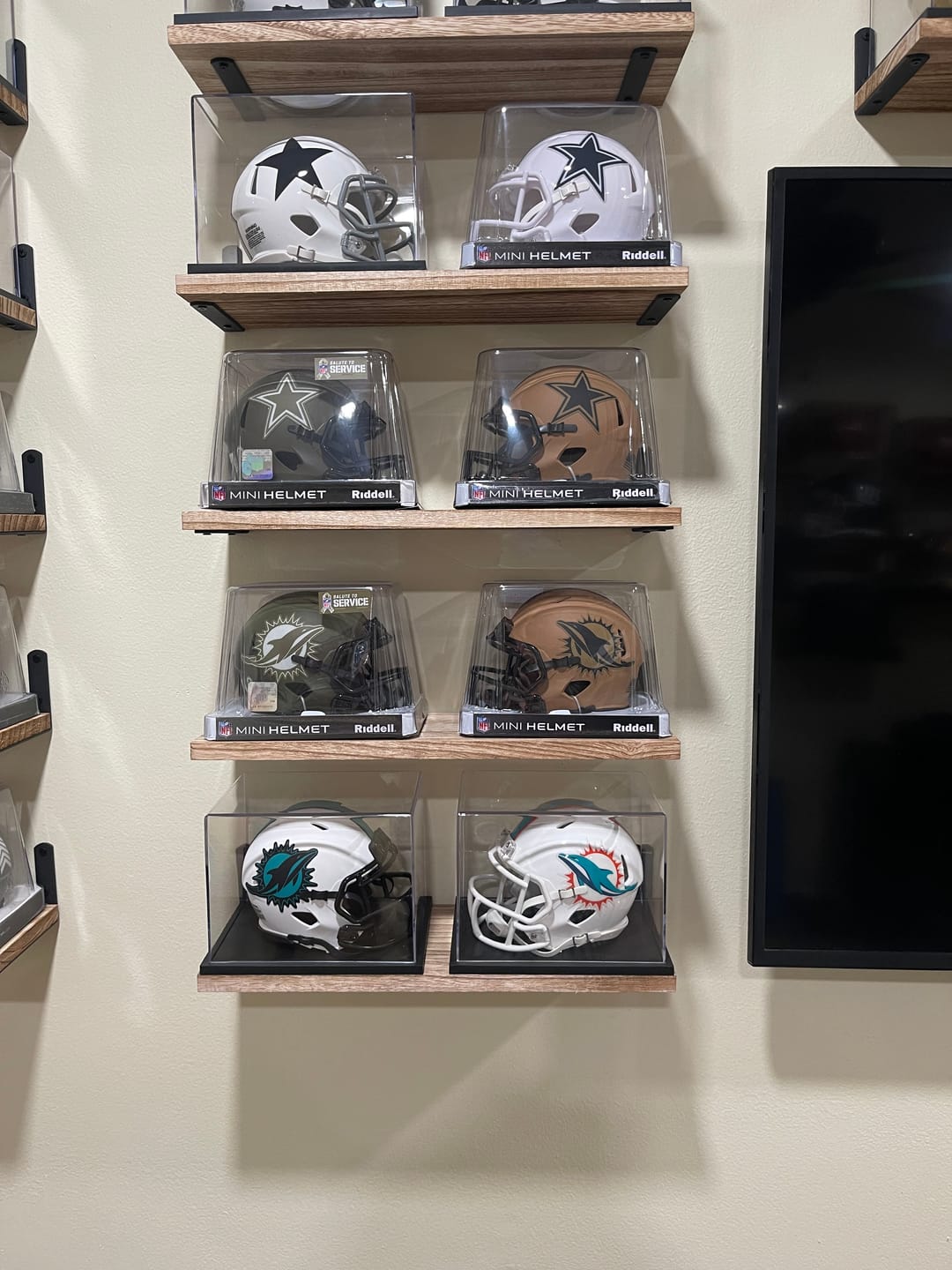 Customer photo review of Miami Dolphins Riddell Speed Mini Football Helmet