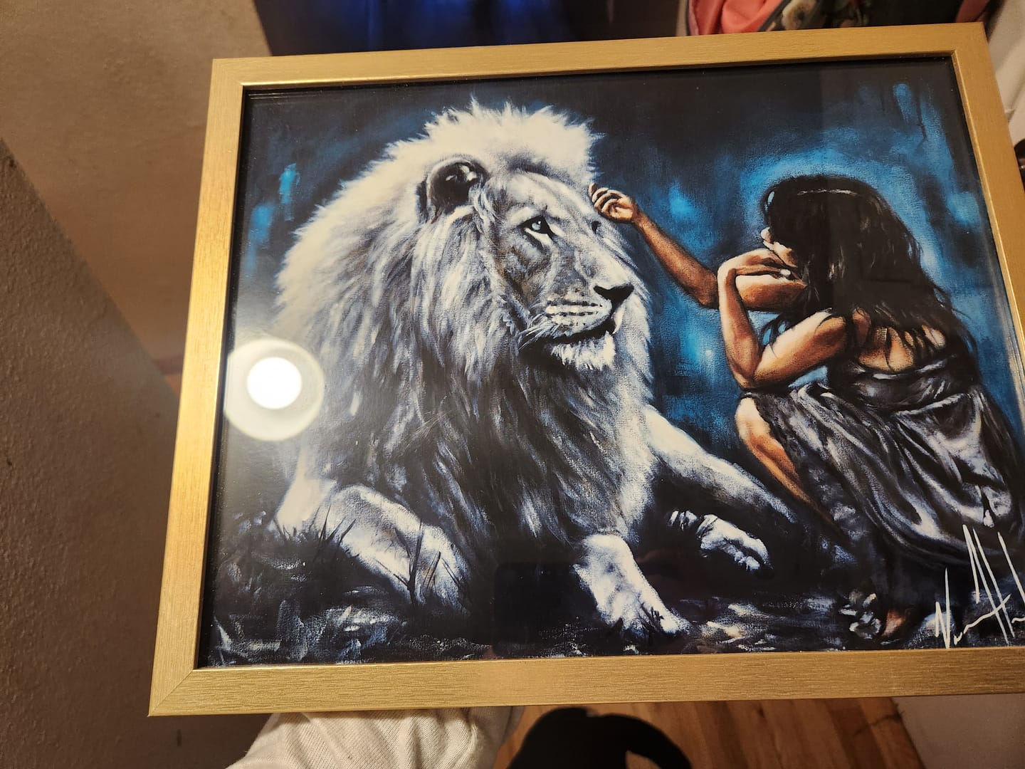 Customer photo review of Intimacy with God (Blue Background)