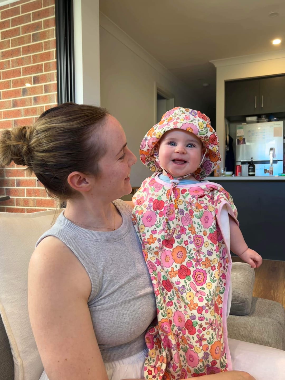 Customer photo review of Paloma beach poncho