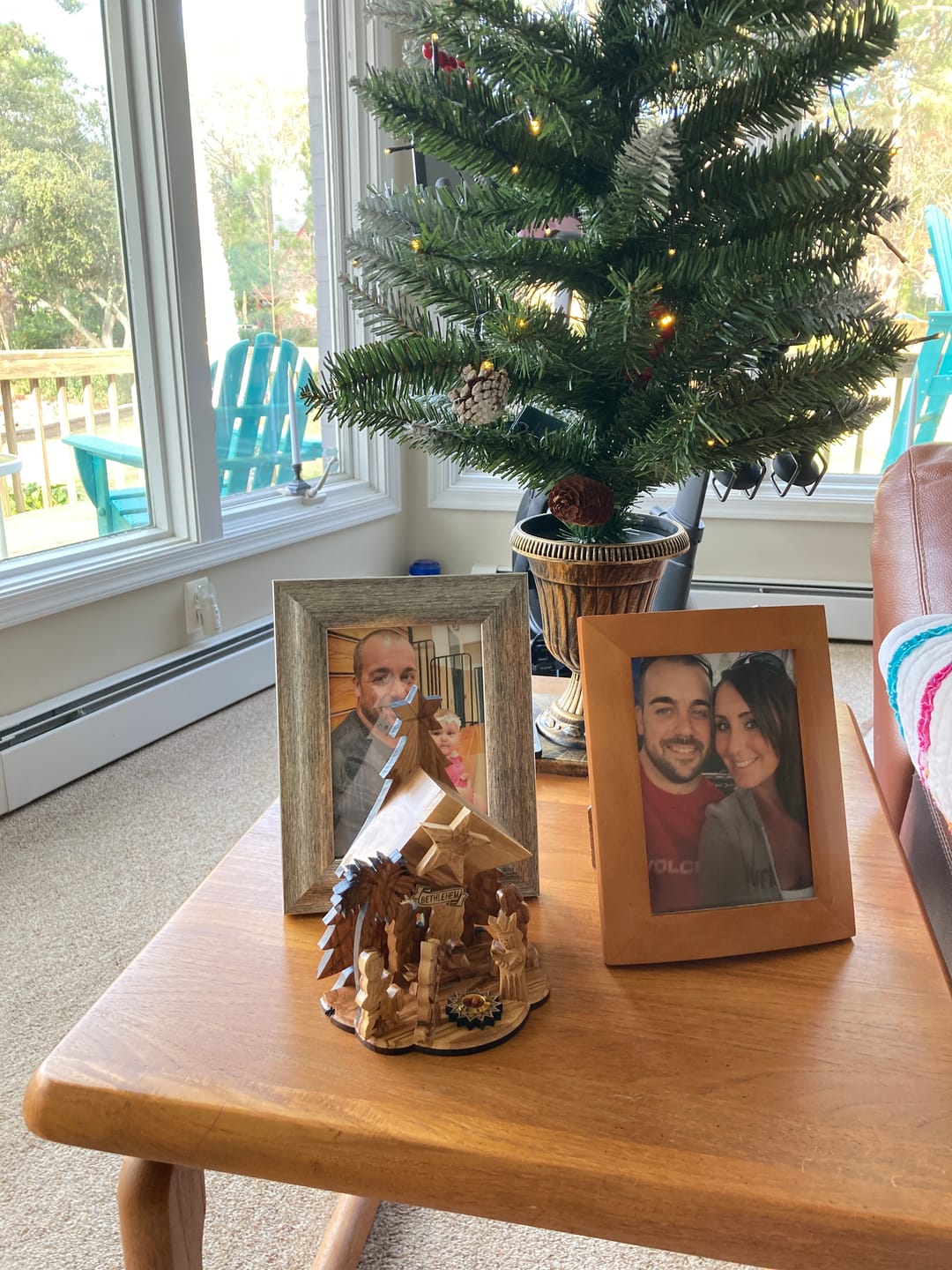 Customer photo review of Olive Wood Nativity Scene with Music Box (8x6 inches) - Guaranteed Delivery By Christmas(Order Today)