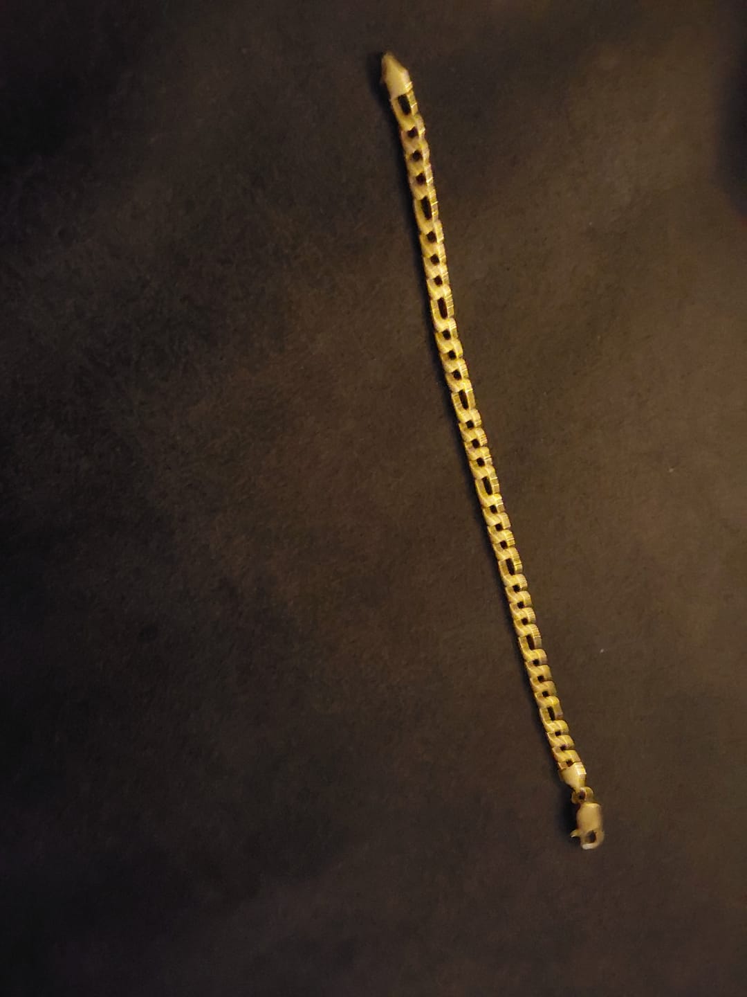Customer photo review of CLEAN FIGARO BRACELET. - 5MM 18K GOLD