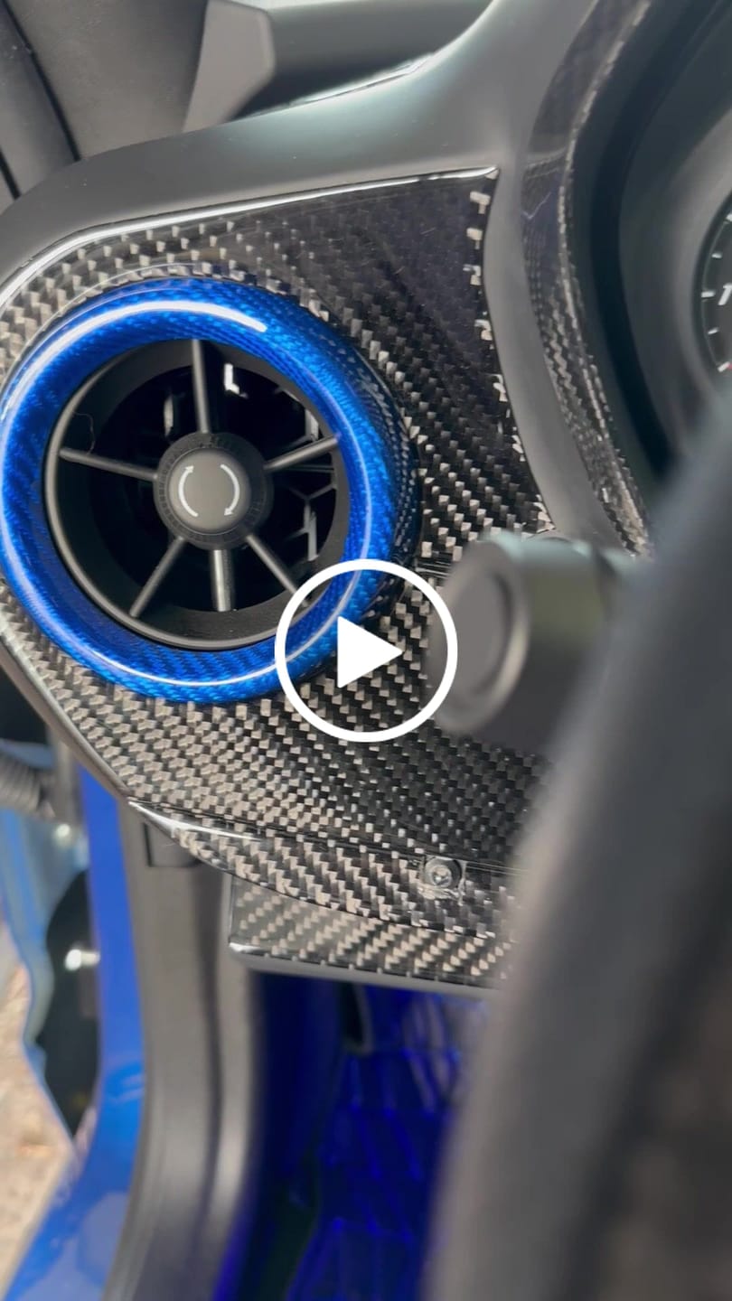 Customer video review of 2016-2024 Chevy Camaro Real Carbon Fiber Driver Side Dash Overlay