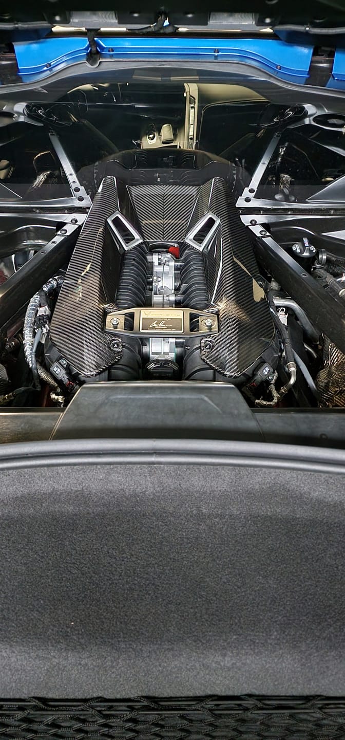 Customer photo review of Corvette C8 Z06 Carbon Fiber Engine Cover