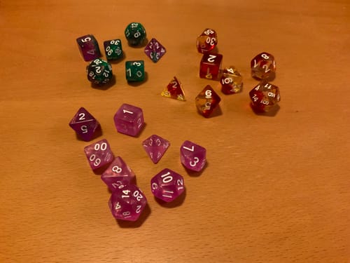 Customer photo review of Mystery Dice