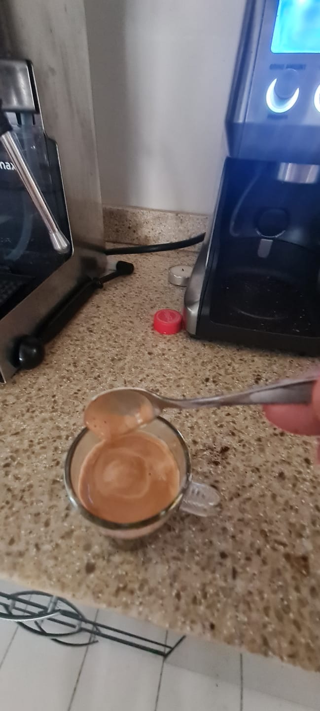 Customer photo review of Mezcla de Café Para Espresso