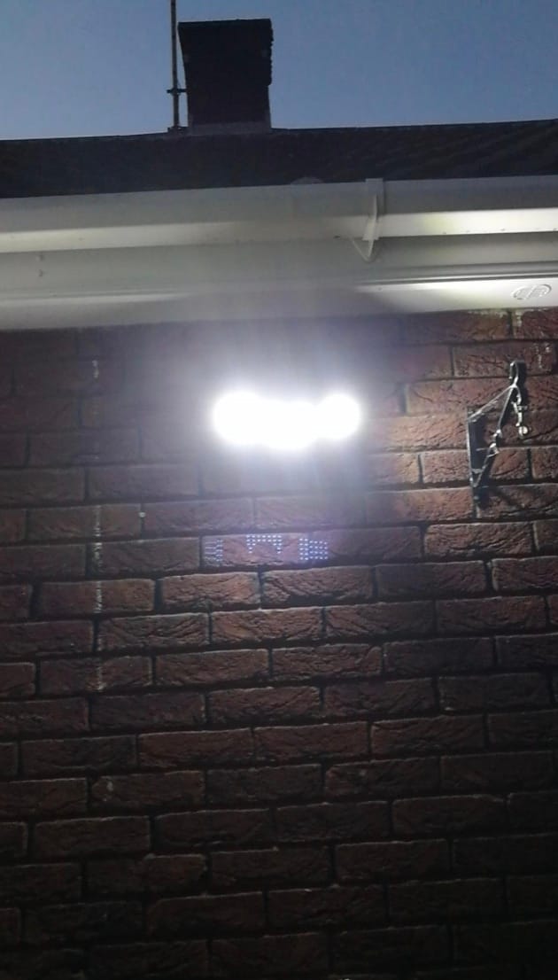 Customer photo review of SolaGarden™ 3 Head Motion Light