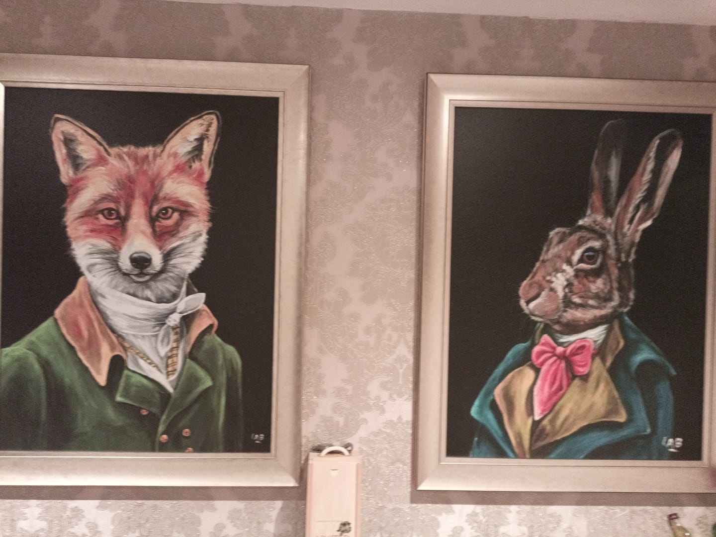 Customer photo review of Dapper Fox (Large Version) By Louise Brown