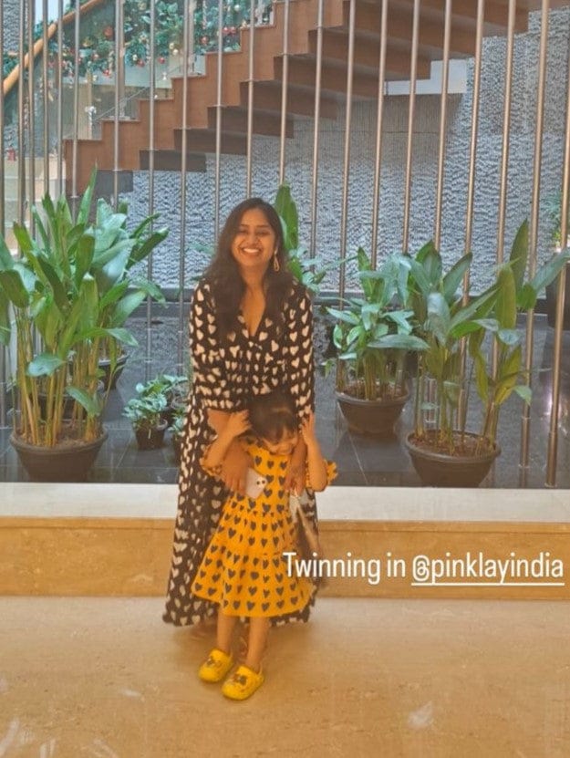 Customer photo review of Lover Black Modal Maxi Dress