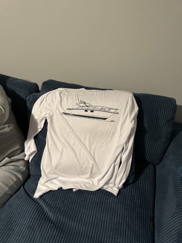 Customer photo review of Custom Digital Boat Artwork