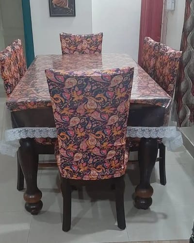 Customer photo review of DivineTrendz Exclusive -Paisley Pattern Elastic Chair & Table Cover
