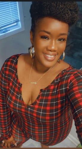 Customer photo review of Special Date Heart Beat Necklace