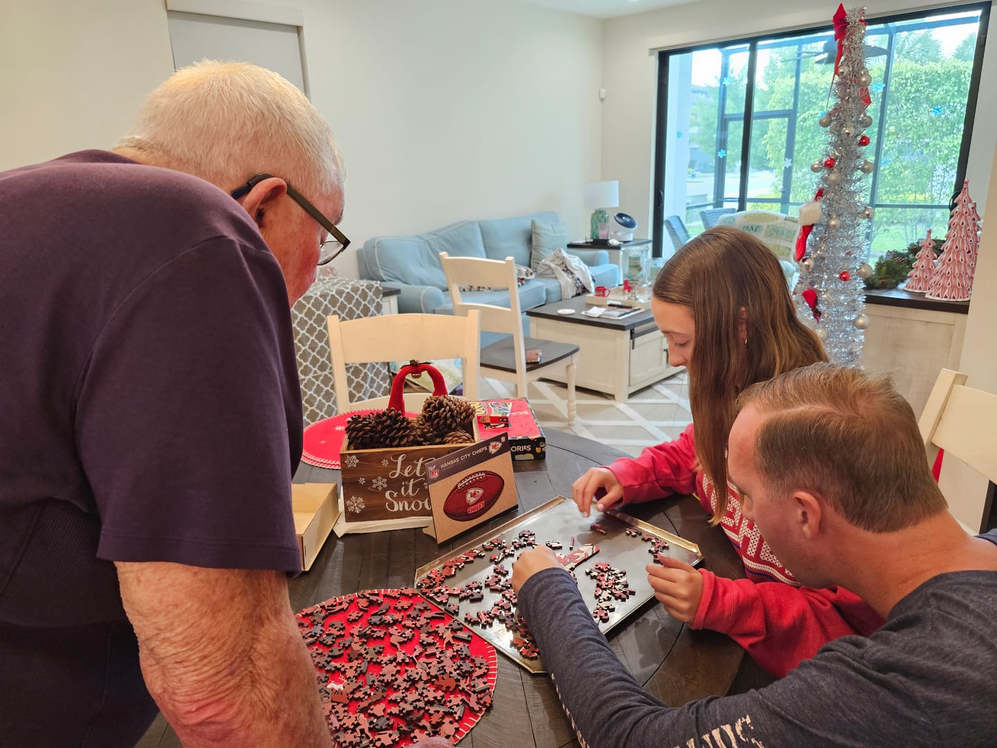 Customer photo review of Kansas City Chiefs™ Football - Wooden Puzzle
