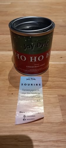 Customer photo review of Coffret 3 bougies artisanales de Noël