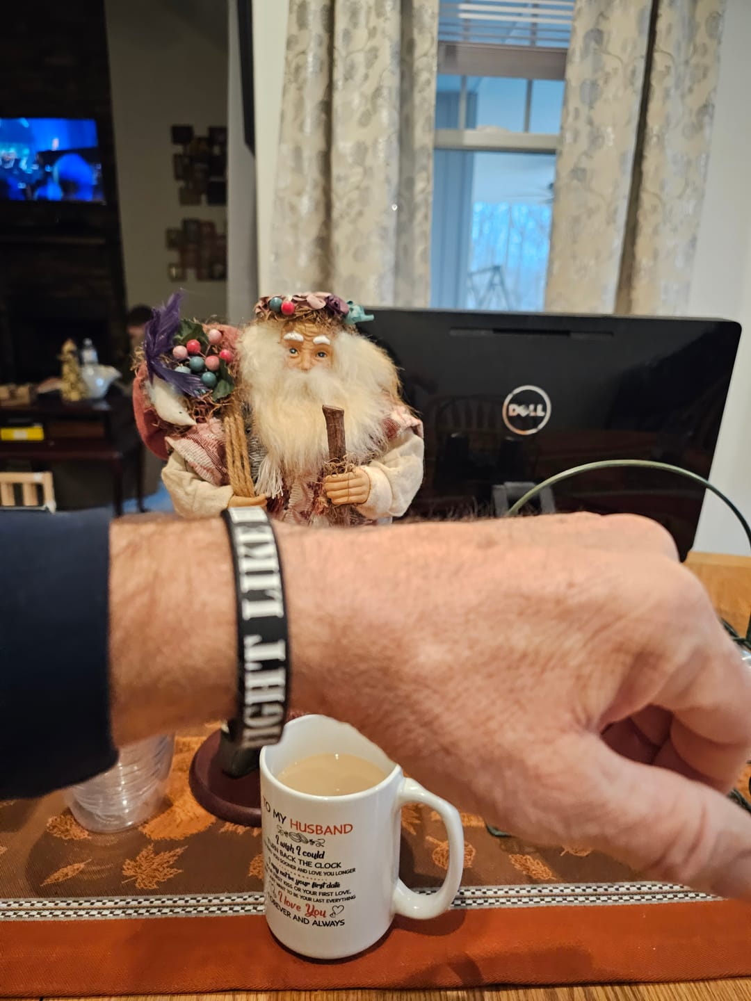 Customer photo review of Fight Like Hell Wristbands