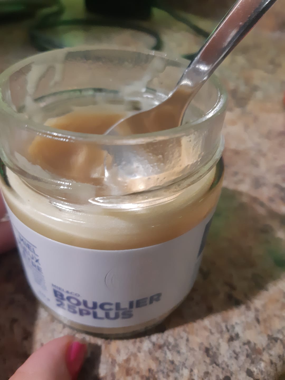 Customer photo review of Miel Mieux-Être Bouclier 25PLUS