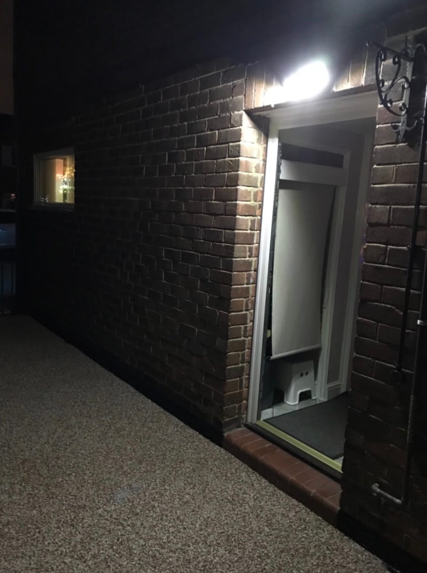 Customer photo review of SolaGarden™ 3 Head Motion Light