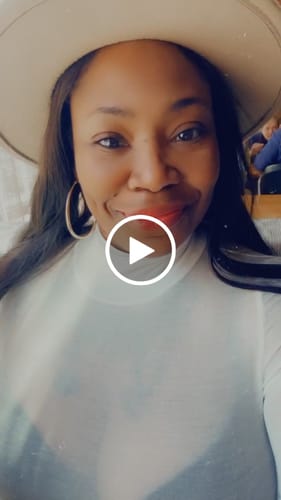 Customer video review of Sheer Intentions Mock Neck Top (Ivory)