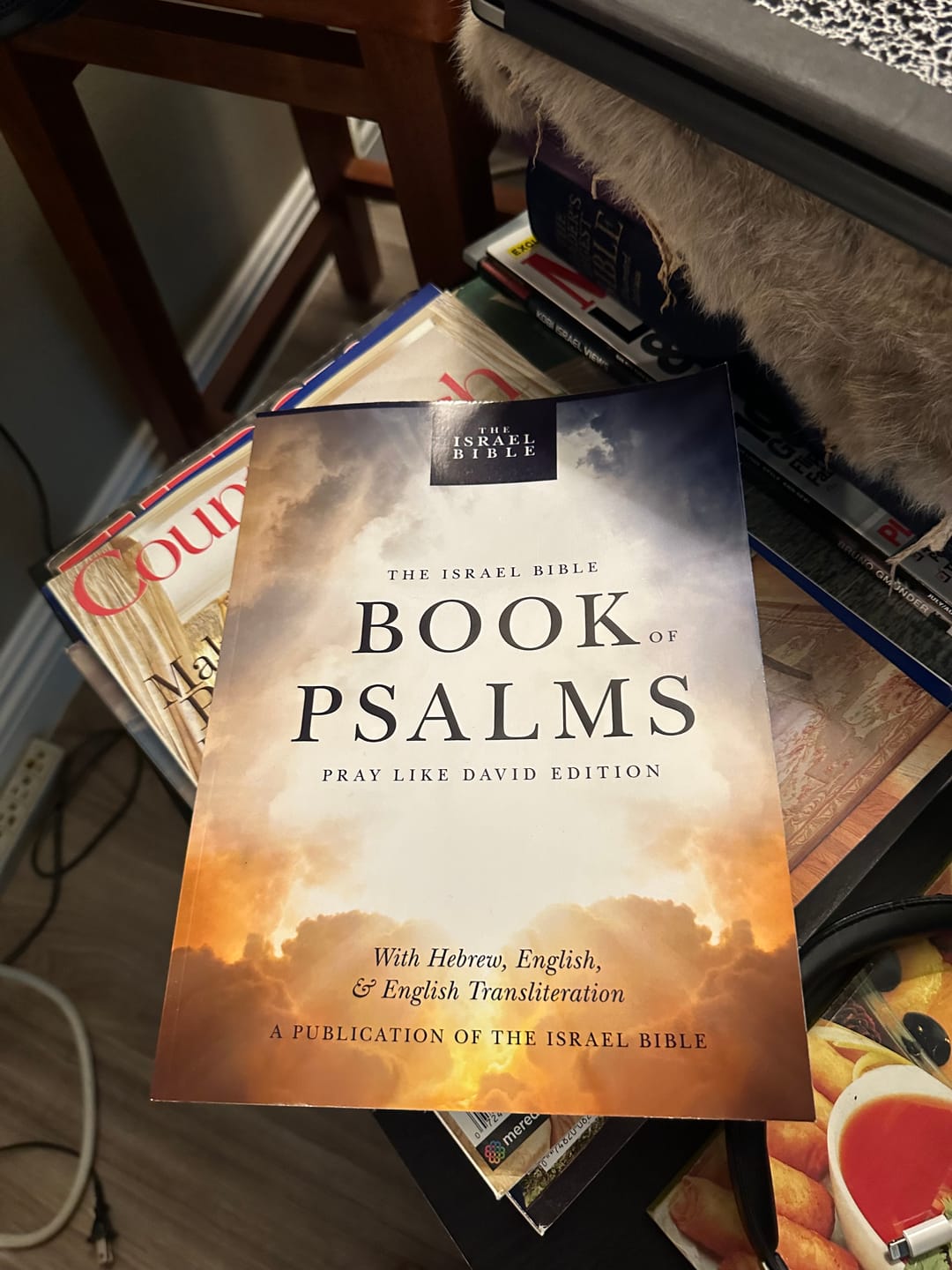 Customer photo review of The Israel Bible Book of Psalms: Pray Like David Edition