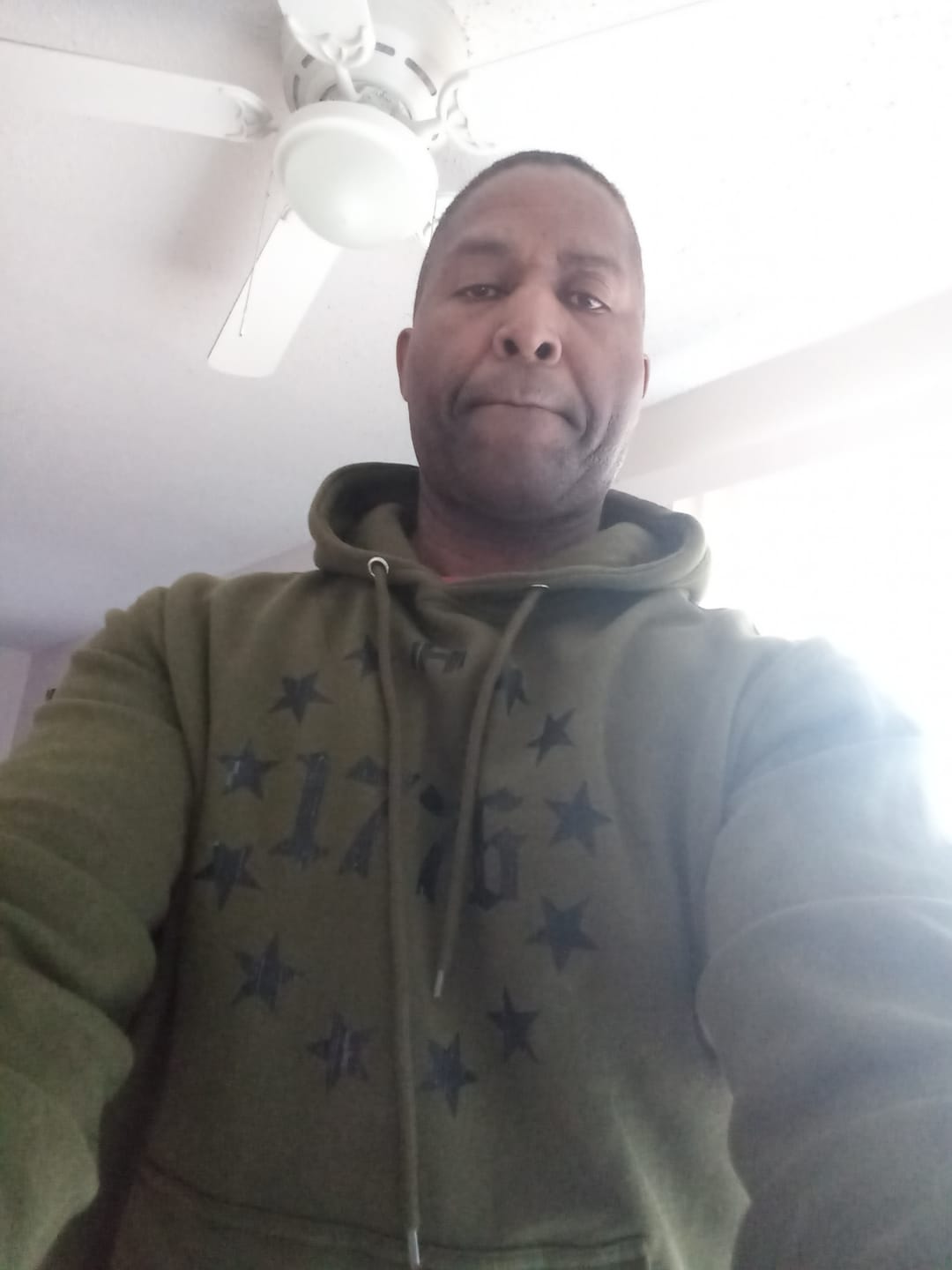 Customer photo review of 1776 Circle Stars Hoodie
