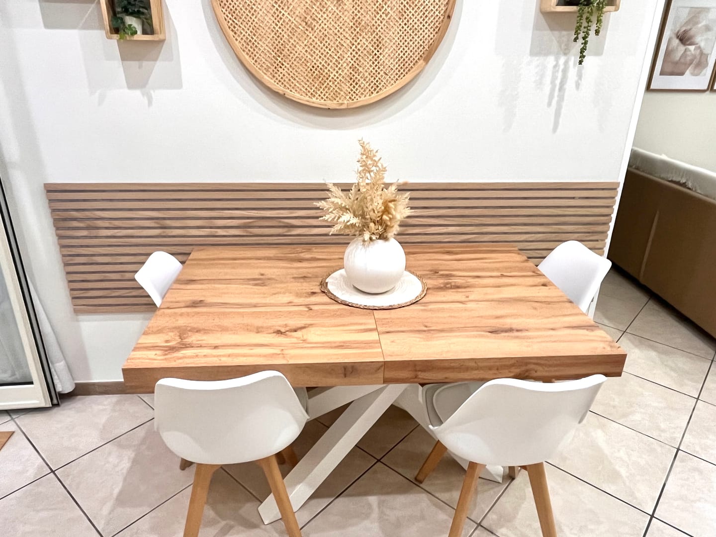 Customer photo review of Pannello acustico in legno | Rovere Chiaro con Feltro Grigio